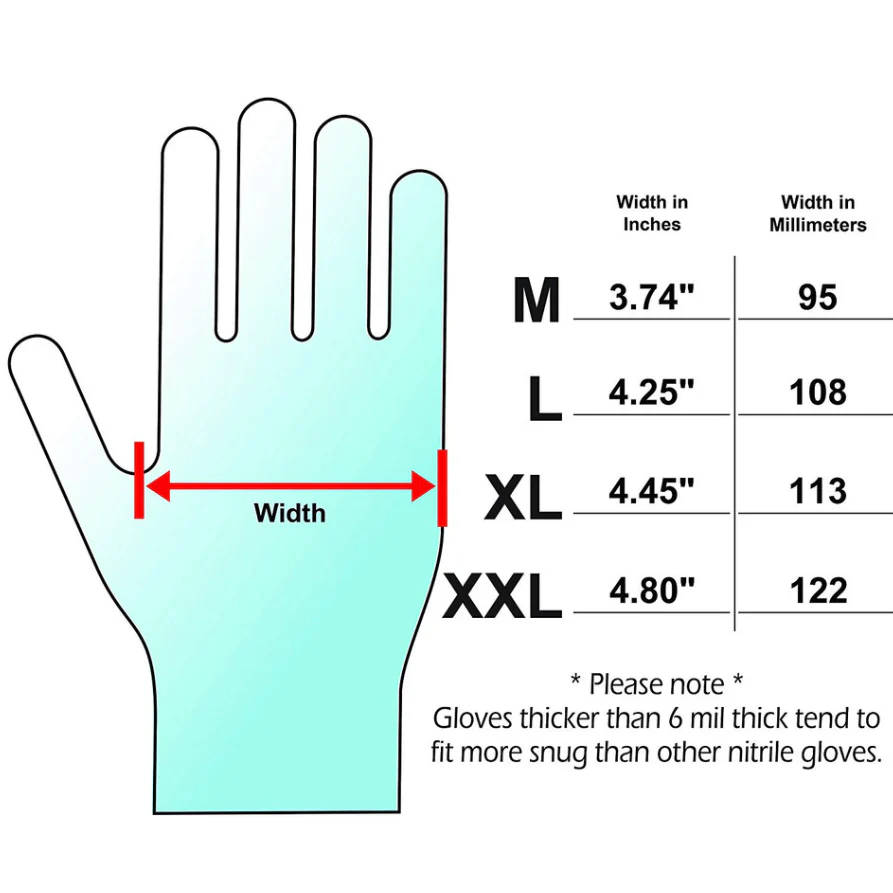 Adenna Nitrile Powder Free Gloves Orange - Box of 100 - Image 3