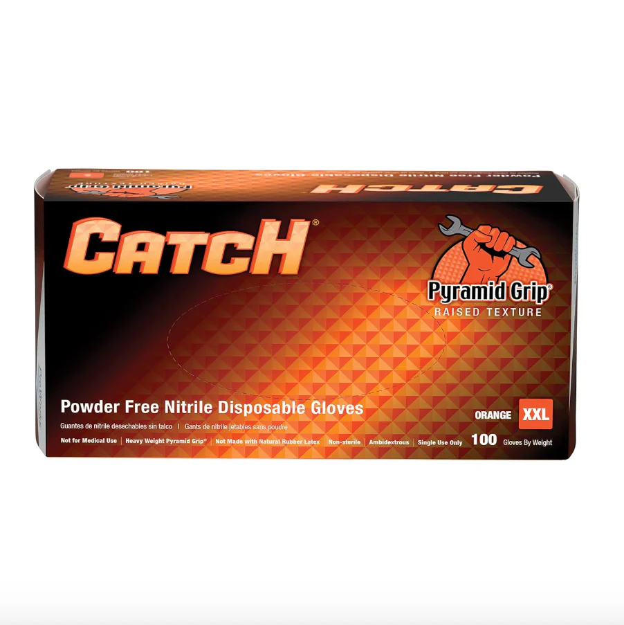 Adenna Nitrile Powder Free Gloves Orange - Box of 100 - Image 6