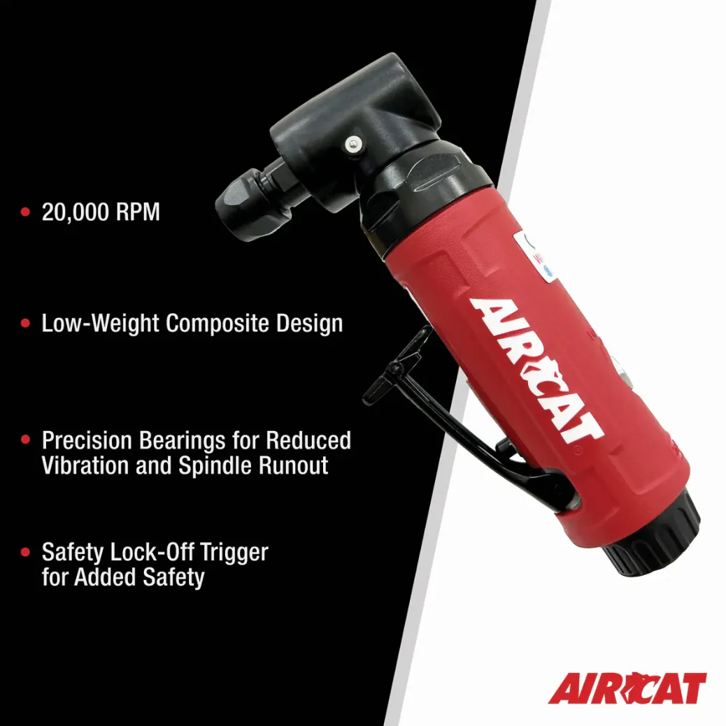 AirCat 6245 - .5 HP Angle Die Grinder - Image 3