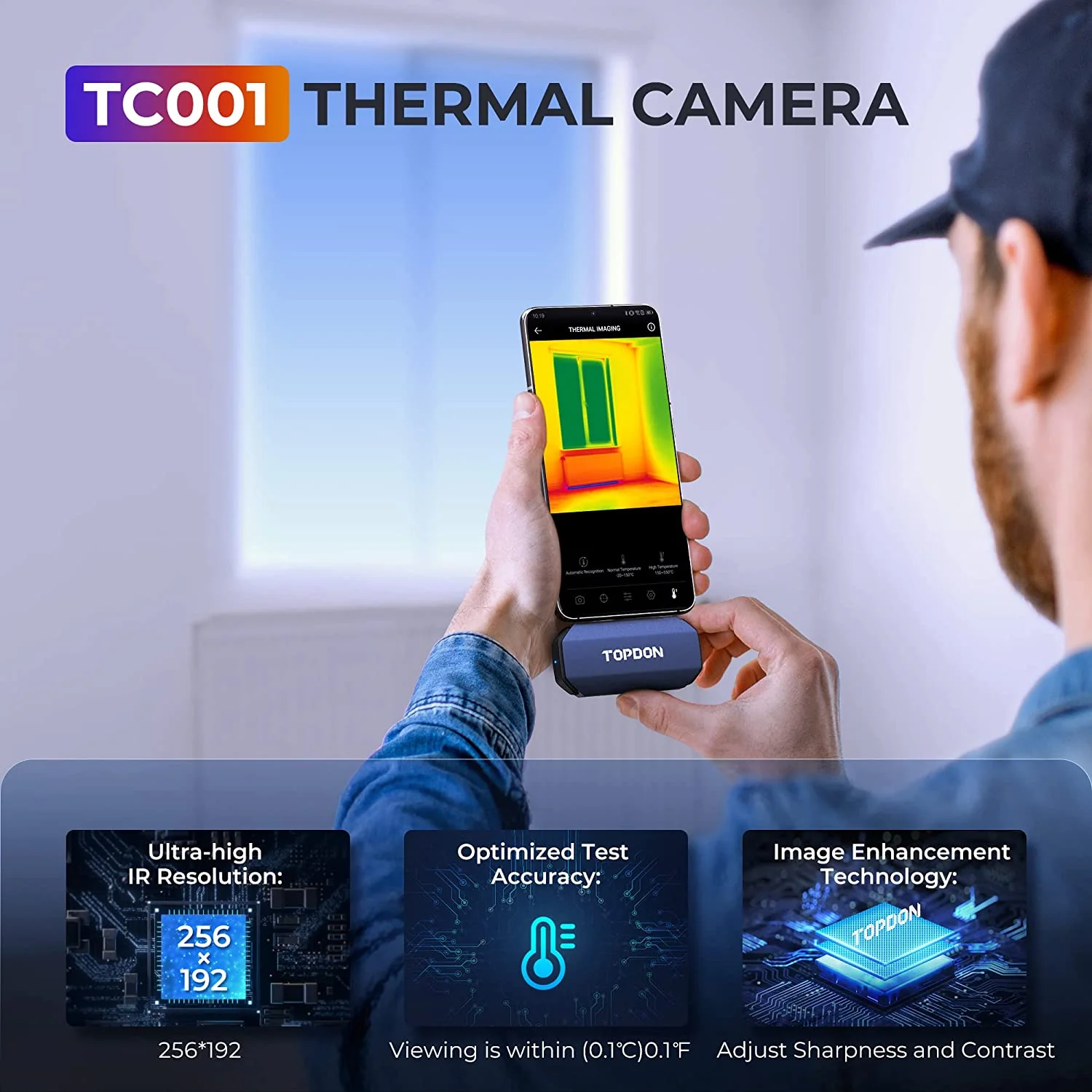 TOPDON TC001 Portable Thermal Camera for Android OS - Image 3